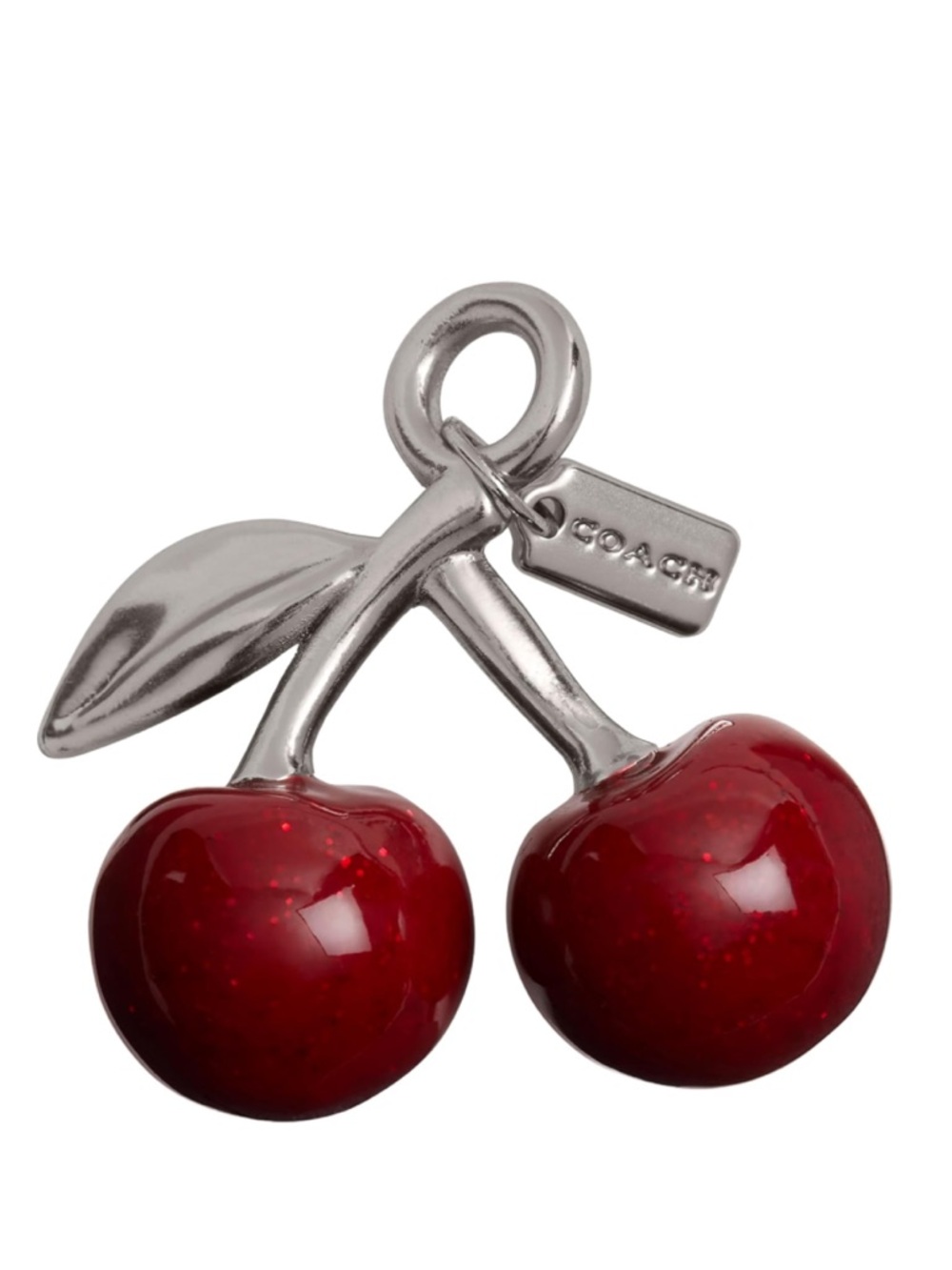 New Coach Cherry Shoe / Keychain Charm